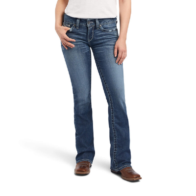 Ariat Womens R.E.A.L. Mid Rise Raquel Bootcut Jeans