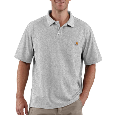 Carhartt Mens Loose Fit Midweight Pocket Polo Shirt