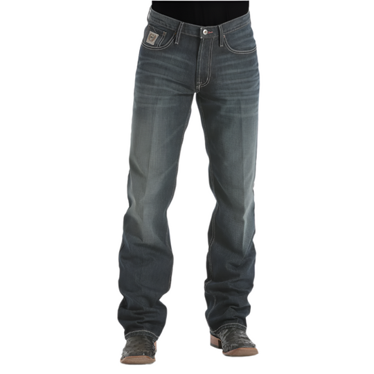 【HI FI FNK】(W) Steel Cinch Denim Men's Cinch White Label Mid-Rise Jeans – Dark Wash