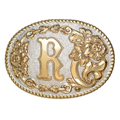 crumrine letter r buckle