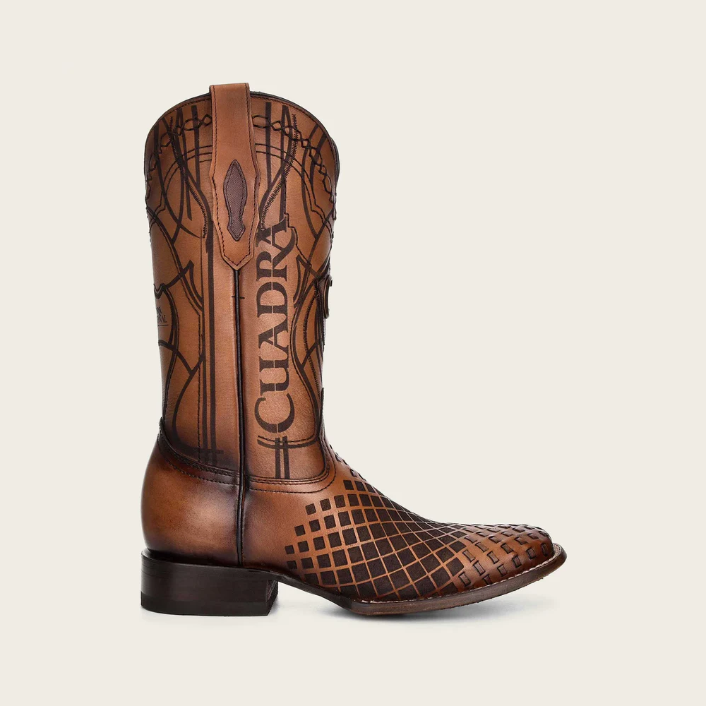 Cuadra Mens Genuine Bovine Leather Boots