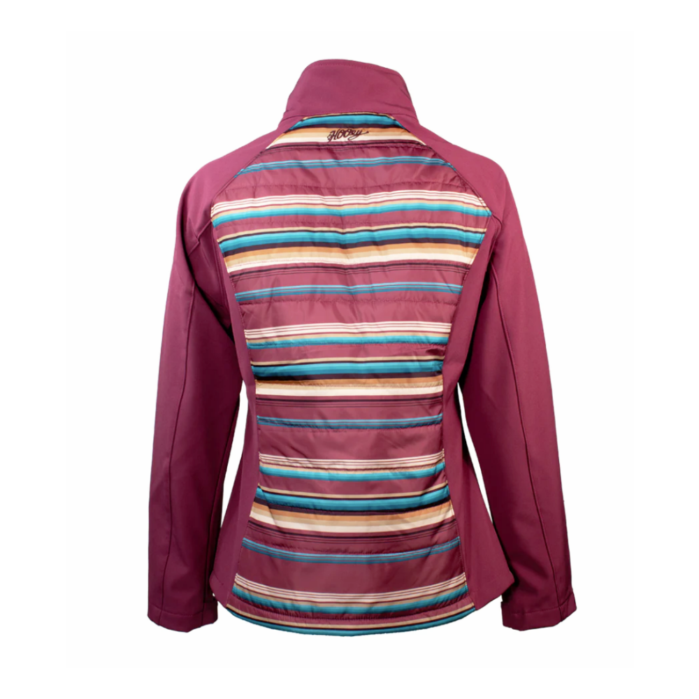 Hooey Womens Striped Softshell Jacket - HJ102PKST