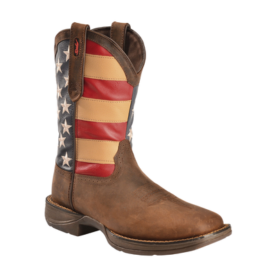 Durango Mens Rebel Patriotic Pull-On Boots 