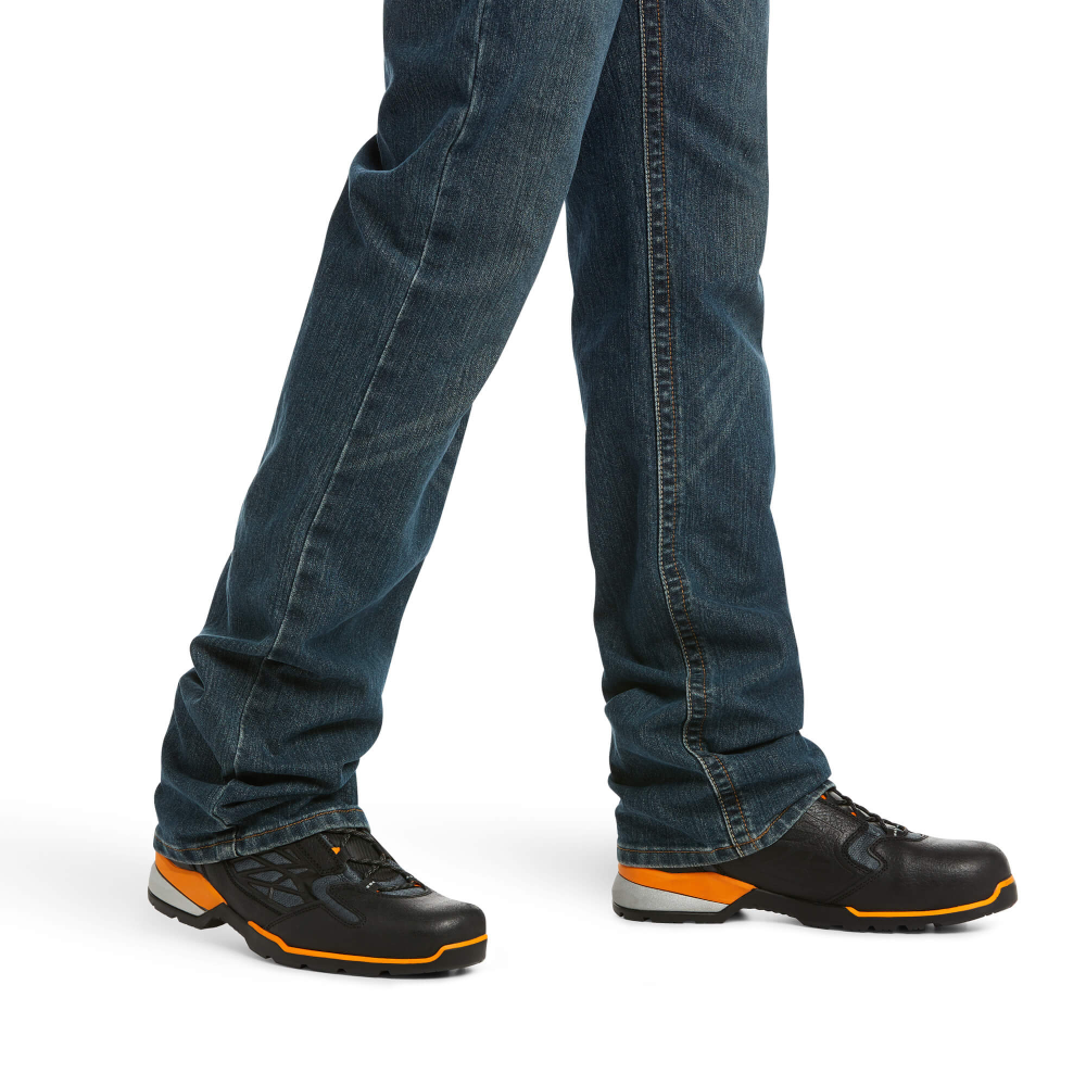 Ariat Mens Rebar M5 Straight DuraStretch Edge Stackable Straight Leg Jeans - 10016222