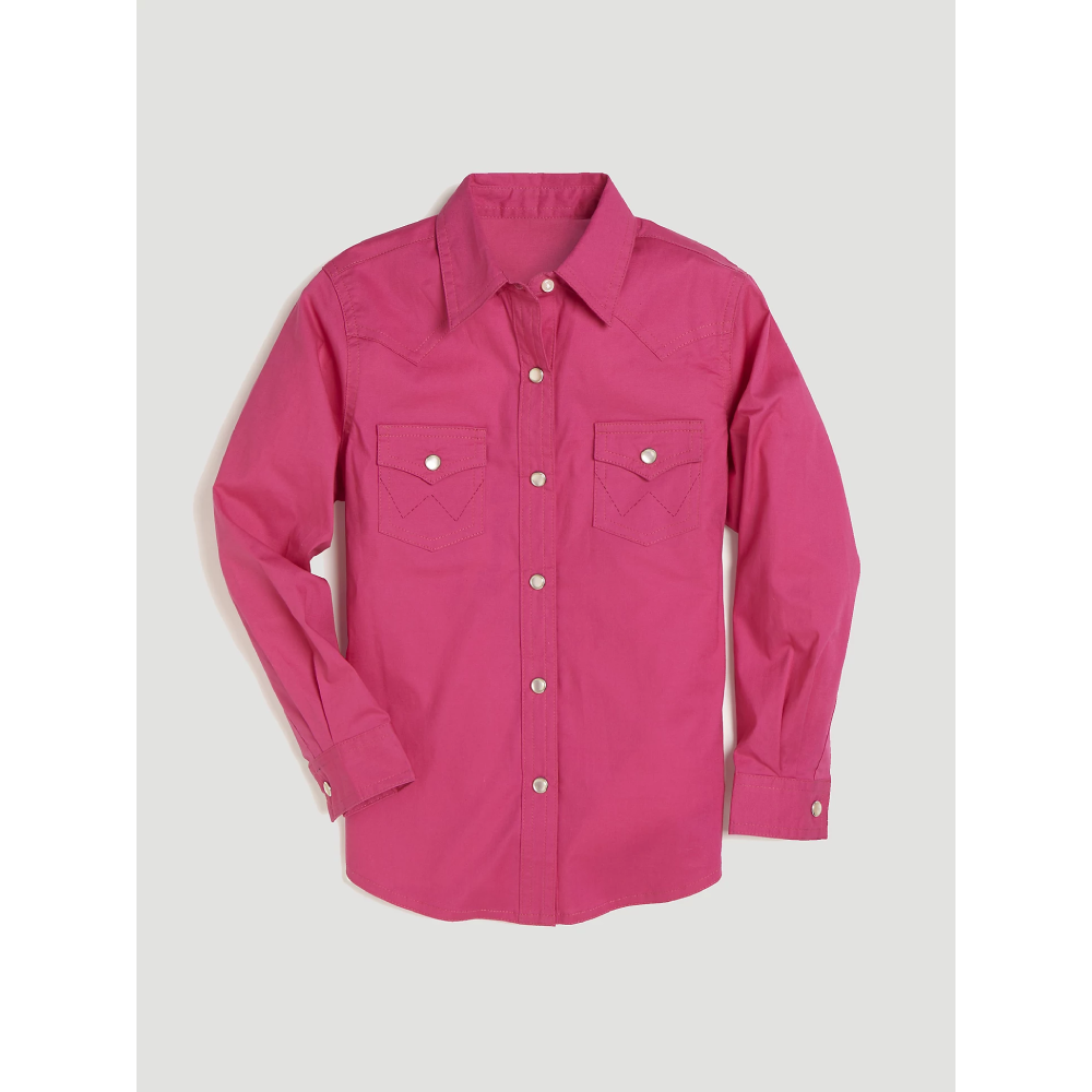 Wrangler Girls Pink Shirt