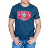 Lazy J Mens Red Logo Ranch Elevation T-Shirt - ELEVBULLSS