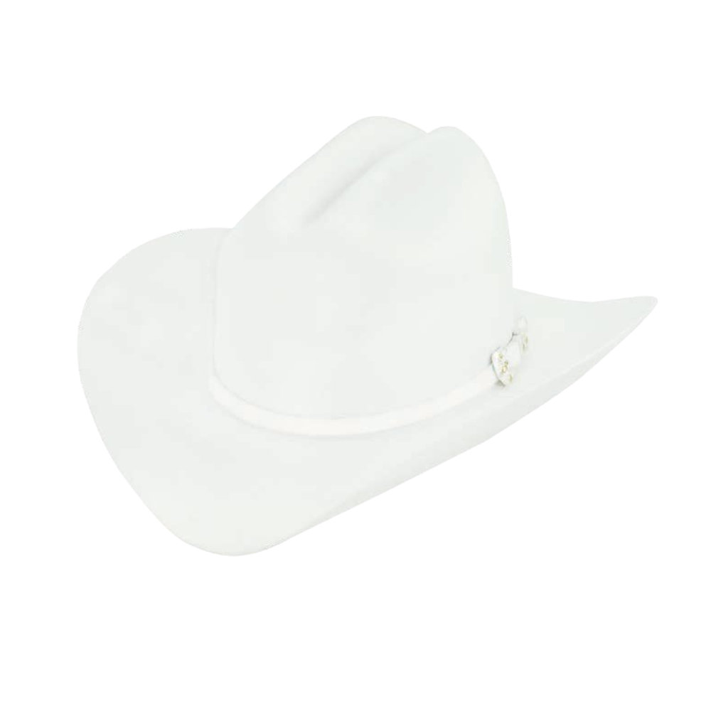 Larry Mahan Mens 10X Jerarca White Felt Hat - MF1065JERARCA-WHITE
