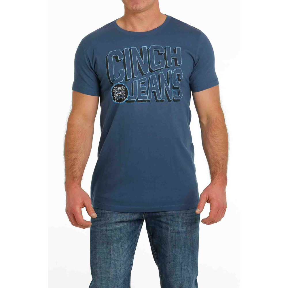 Cinch Mens Script T-Shirt - MTT1690548-HLB