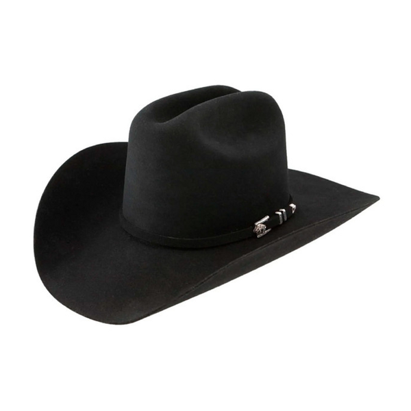 Stetson Men's Apache 4X Buffalo Wool Cowboy Hat Black 6 7/8 at  Men's  Clothing store: Horse Saddle Pads