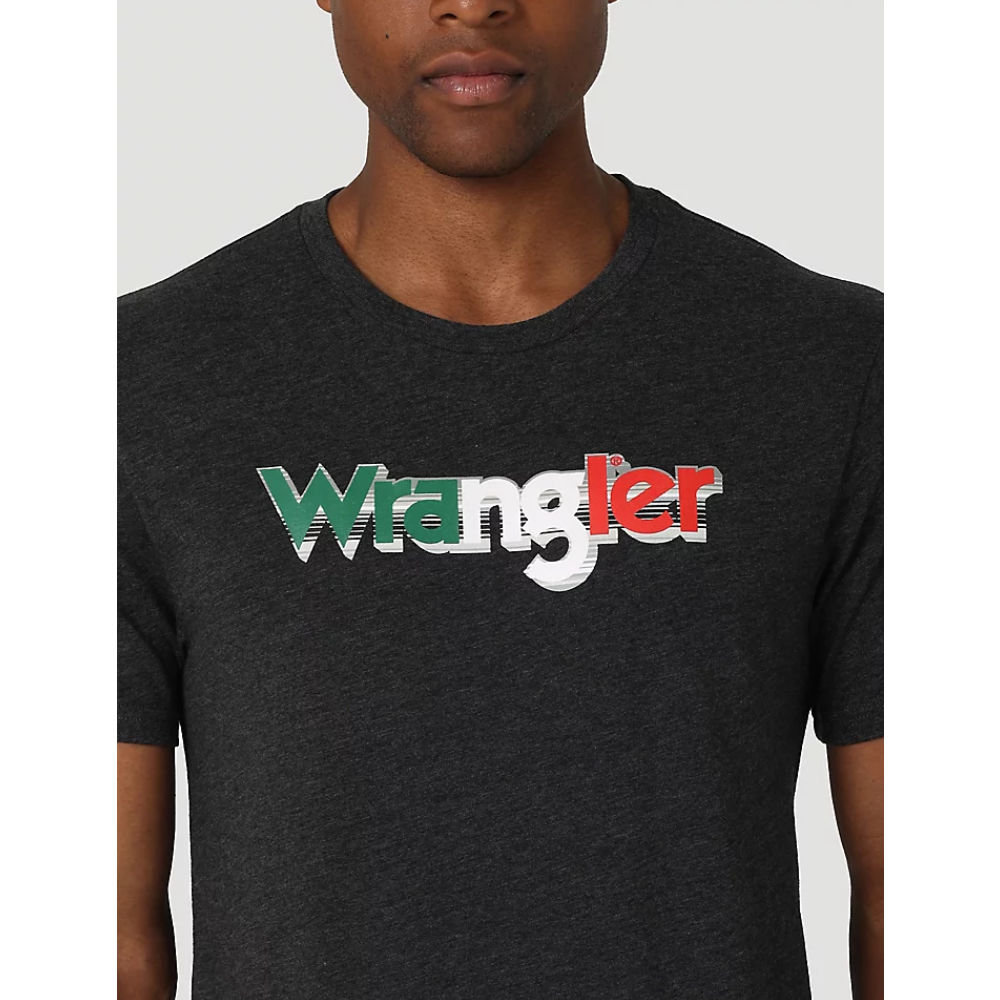 Wrangler Mens Mexican Flag Graphic T-Shirt