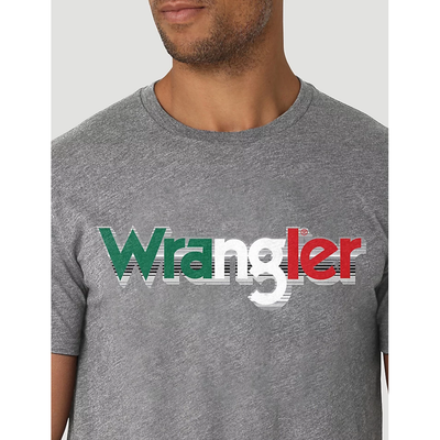 Wrangler Mens Mexico Flag Kabel T-Shirt