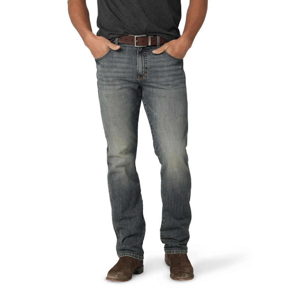 Wrangler Mens Retro Stretch Slim Dark Knight Jeans - 112318445 – Western Wear