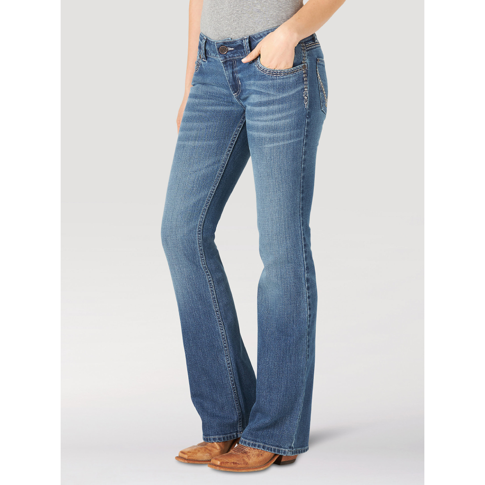 Wrangler Womens Retro Sadie Low Rise Bootcut Jeans